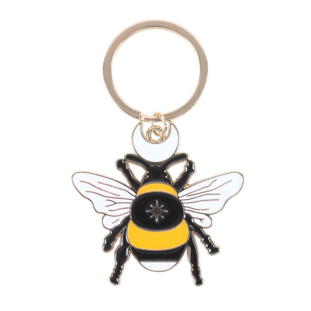 Something Different - Forest Bee Enamel Schlüsselring - Mehrfarben